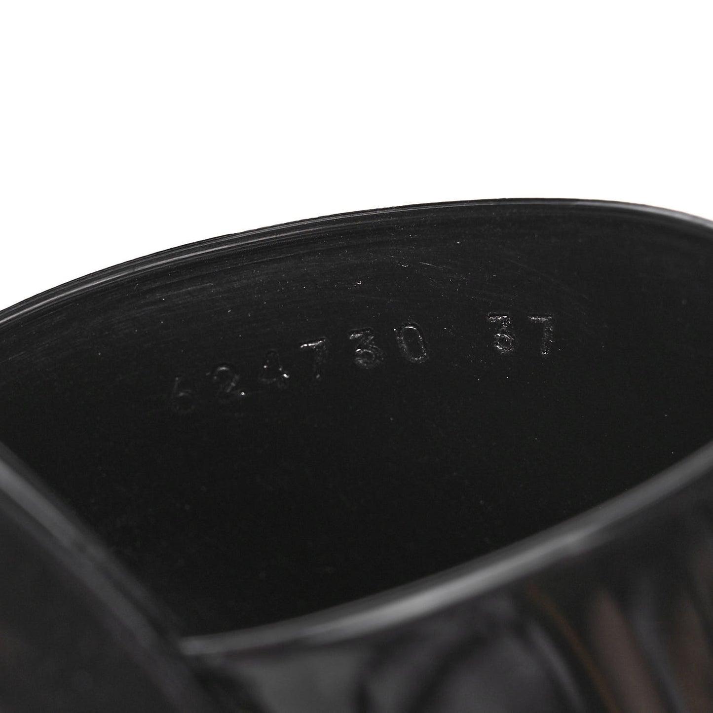 Rubber Gucci Logo Womens Platform 20/60mm Slide Sandals 37 Black