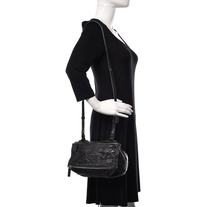 Givenchy Tumbled Sheepskin Mini Pandora Black 2 of 12