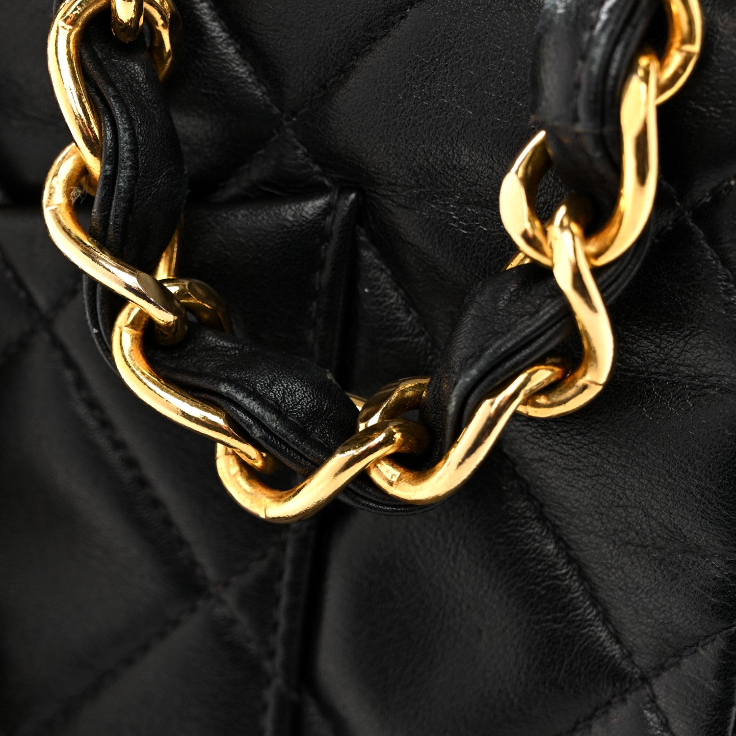 Chanel Lambskin Quilted XL Jumbo Single Flap Black 15 of 16