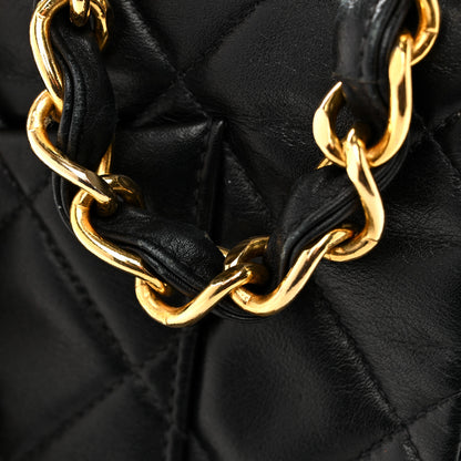 Chanel Lambskin Quilted XL Jumbo Single Flap Black 15 of 16