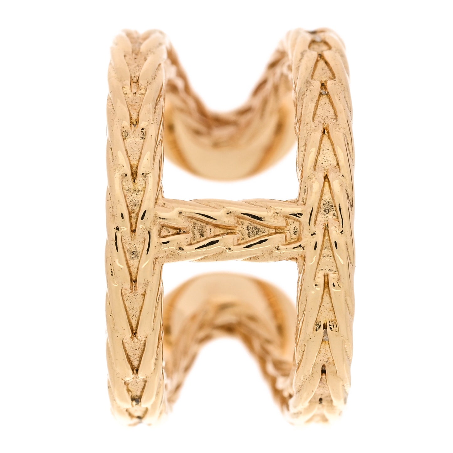 18K Yellow Gold PM Chaine d'Ancre Danae Single Cuff Earring