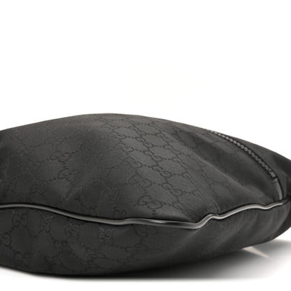 Gucci Nylon Monogram Medium Flat Messenger Bag Black 18 of 19