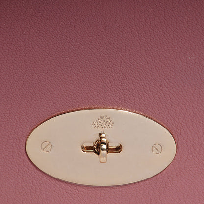 Mulberry Glossy Goat Medium Lily Flap Dark Blush 9 of 13