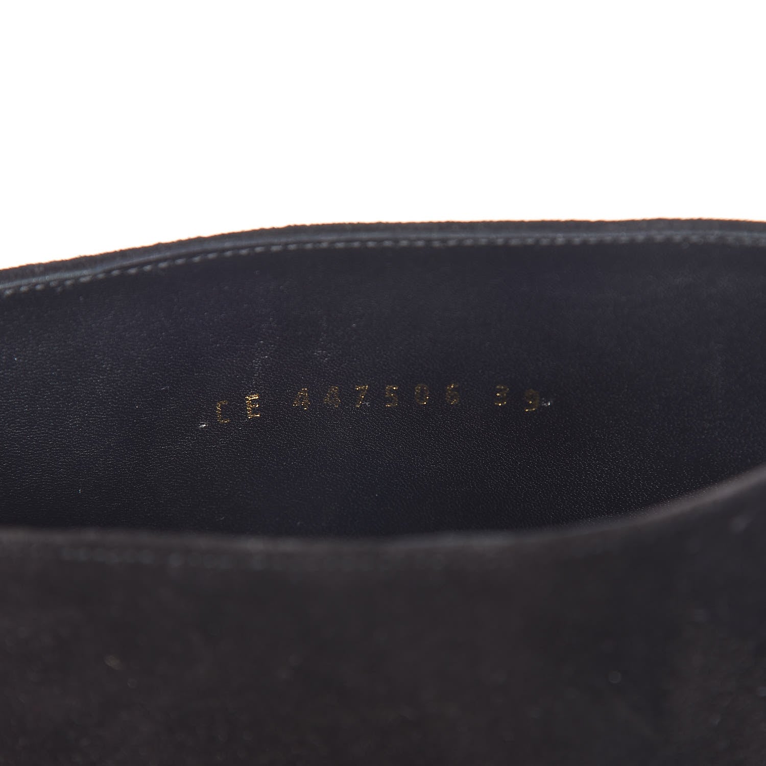 Saint Laurent Suede Otterproof Light Studded Grace 105 Boots 39 Black 7 of 8