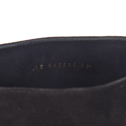 Saint Laurent Suede Otterproof Light Studded Grace 105 Boots 39 Black 7 of 8