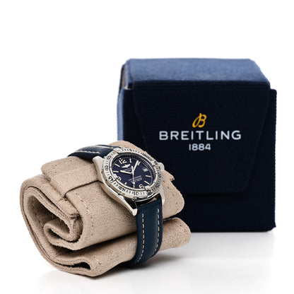 Breitling Stainless Steel Calfskin 32mm Colt Oceane Quartz Watch Blue A77350 5 of 5