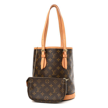 Louis Vuitton Monogram Petit Bucket 23 1 of 12