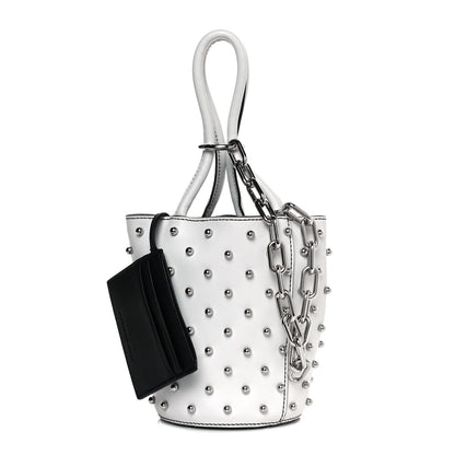 Alexander Wang Calfskin Mini Roxy Bucket Bag White 1 of 12