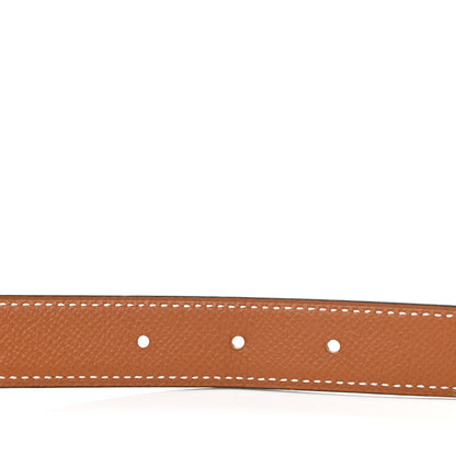 Hermes Swift Epsom 24mm Bubbles H Belt 75 Black Gold 4 of 9