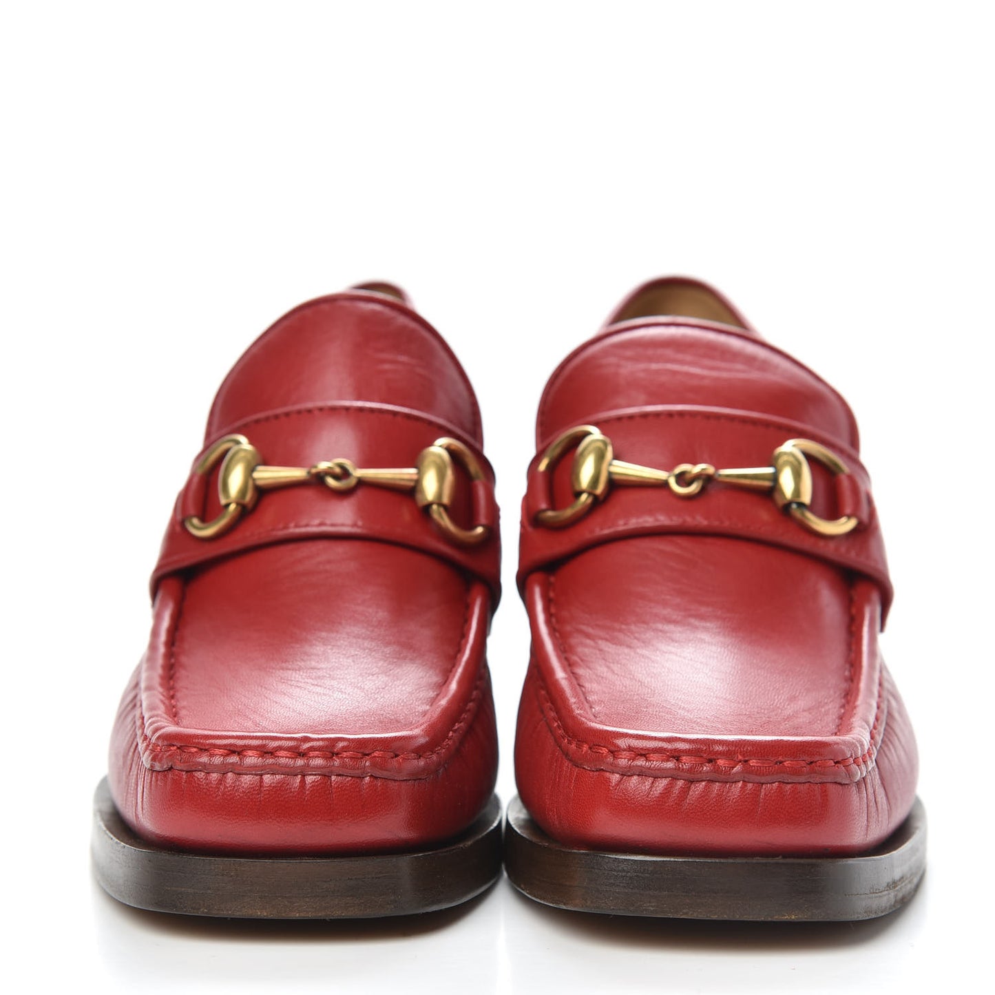 Malaga Kid Horsebit Loafer Pumps 36 Hibiscus Red