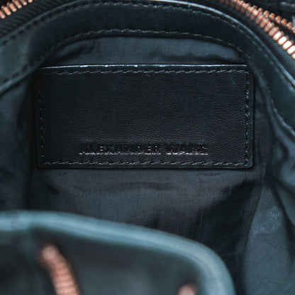 Alexander Wang Lambskin Marti Backpack Washed Black Rose Gold Hardware 6 of 10