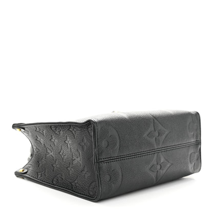 Louis Vuitton Empreinte Monogram Giant Onthego PM Black 4 of 10