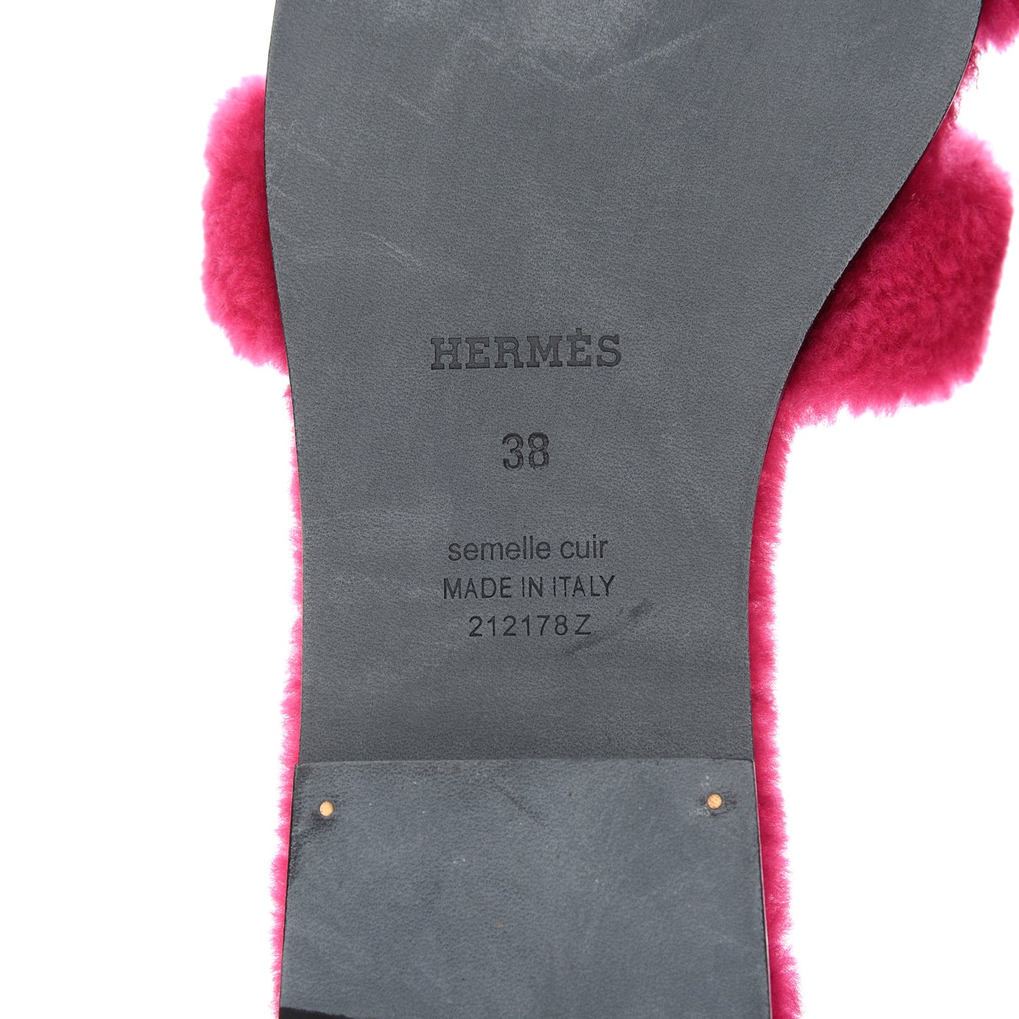 Woolskin Oran Sandals 38 Rose Fuchsia