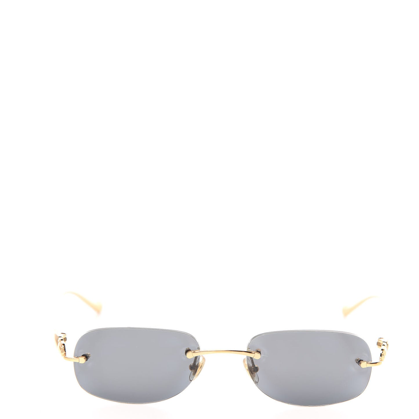 Metal Panthere De Sunglasses Gold