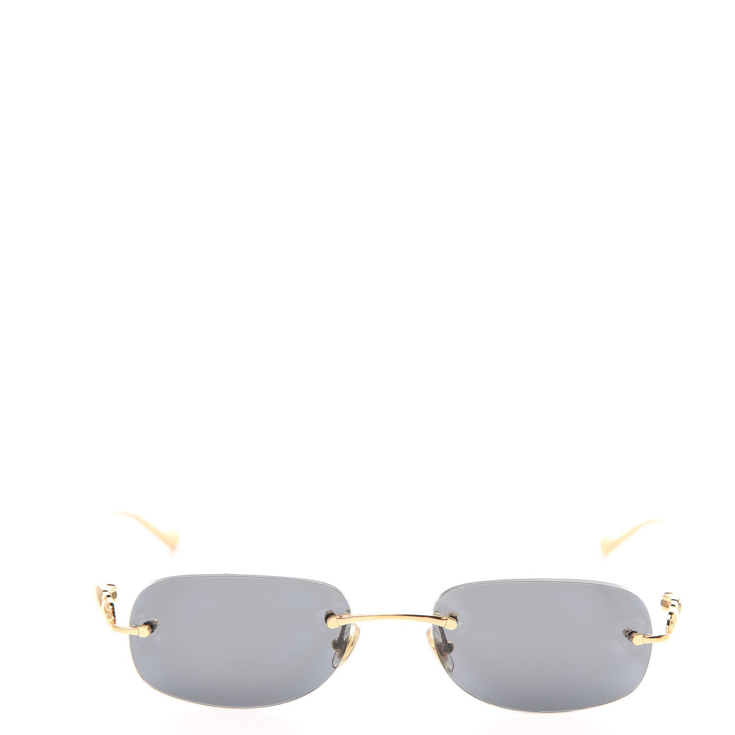 Cartier Metal Panthere De Sunglasses Gold 2 of 6