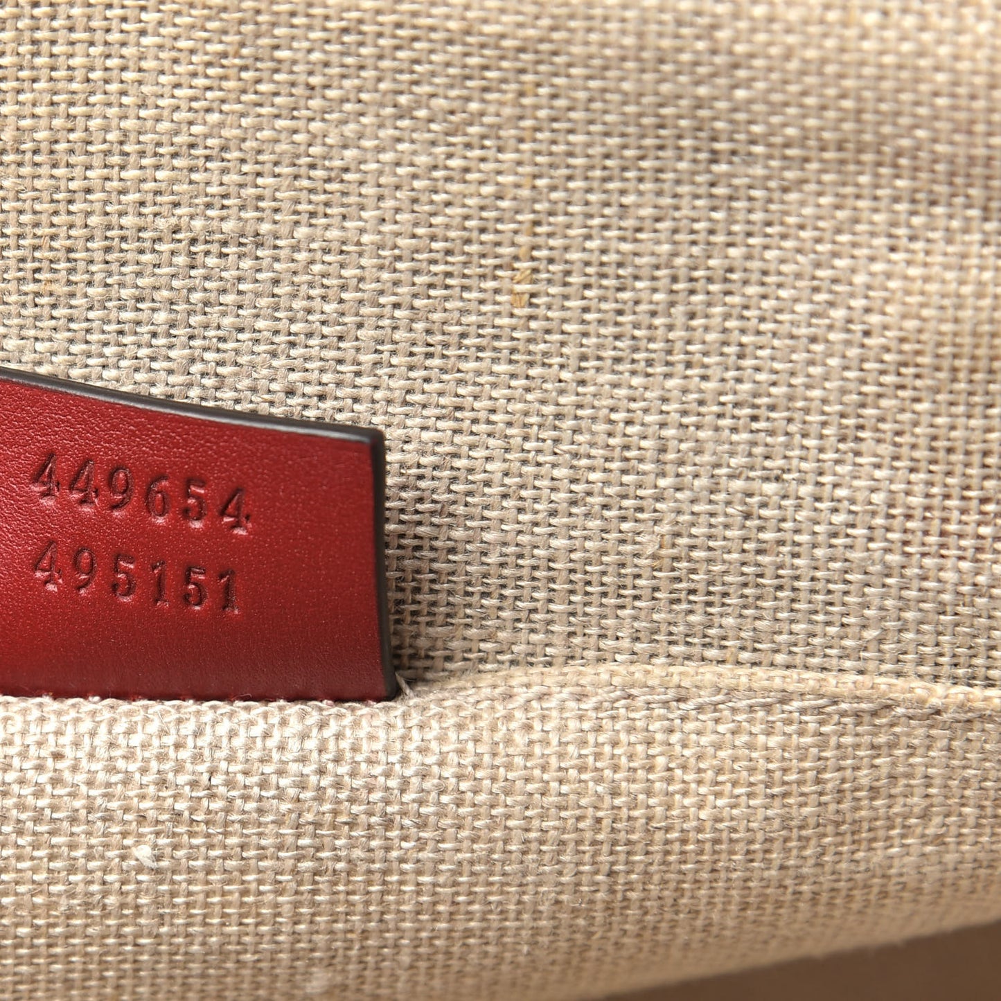 Soft Microguccissima Mini Dome Bag Rosso