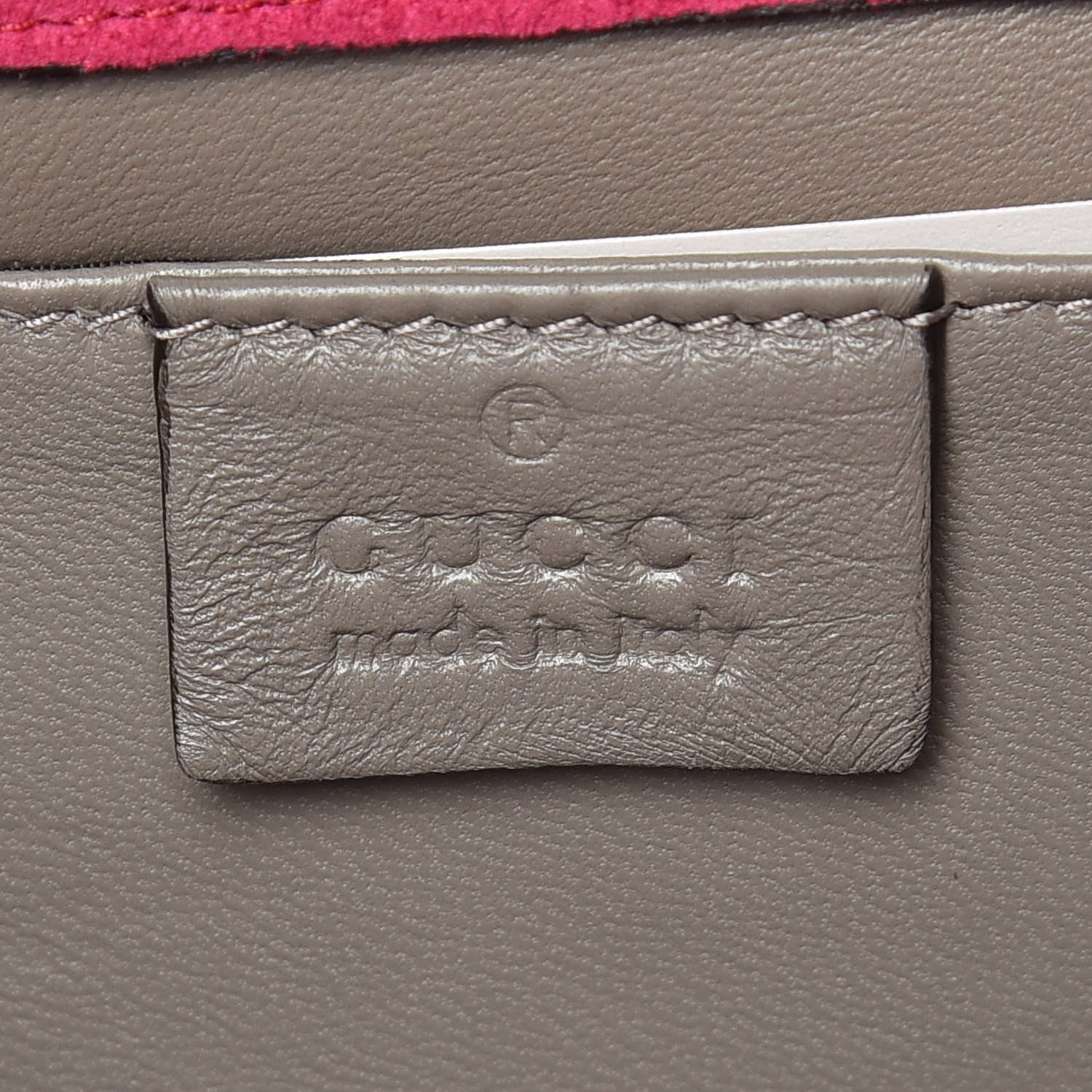 Gucci Suede Crystal GG Sparkling Clutch Pink 8 of 10