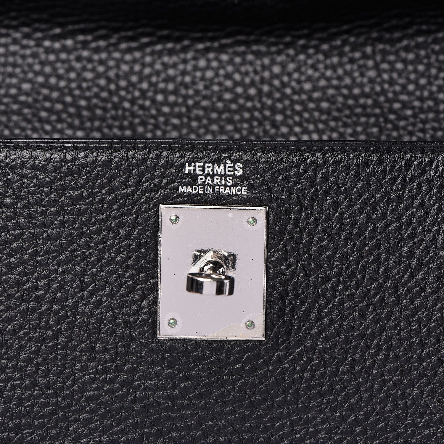 Hermes Taurillon Clemence Kelly Retourne 32 Black 25 of 37