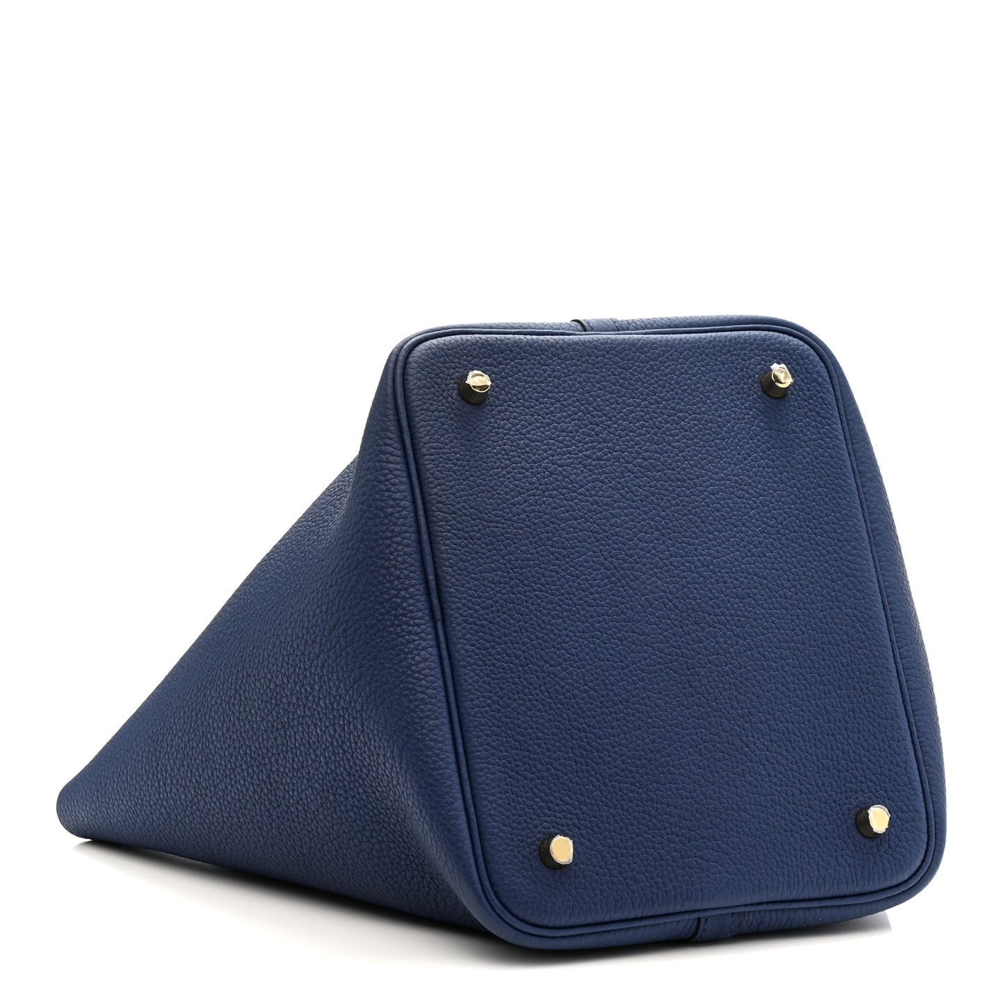 Taurillon Clemence Picotin Lock 22 MM Bleu Saphir