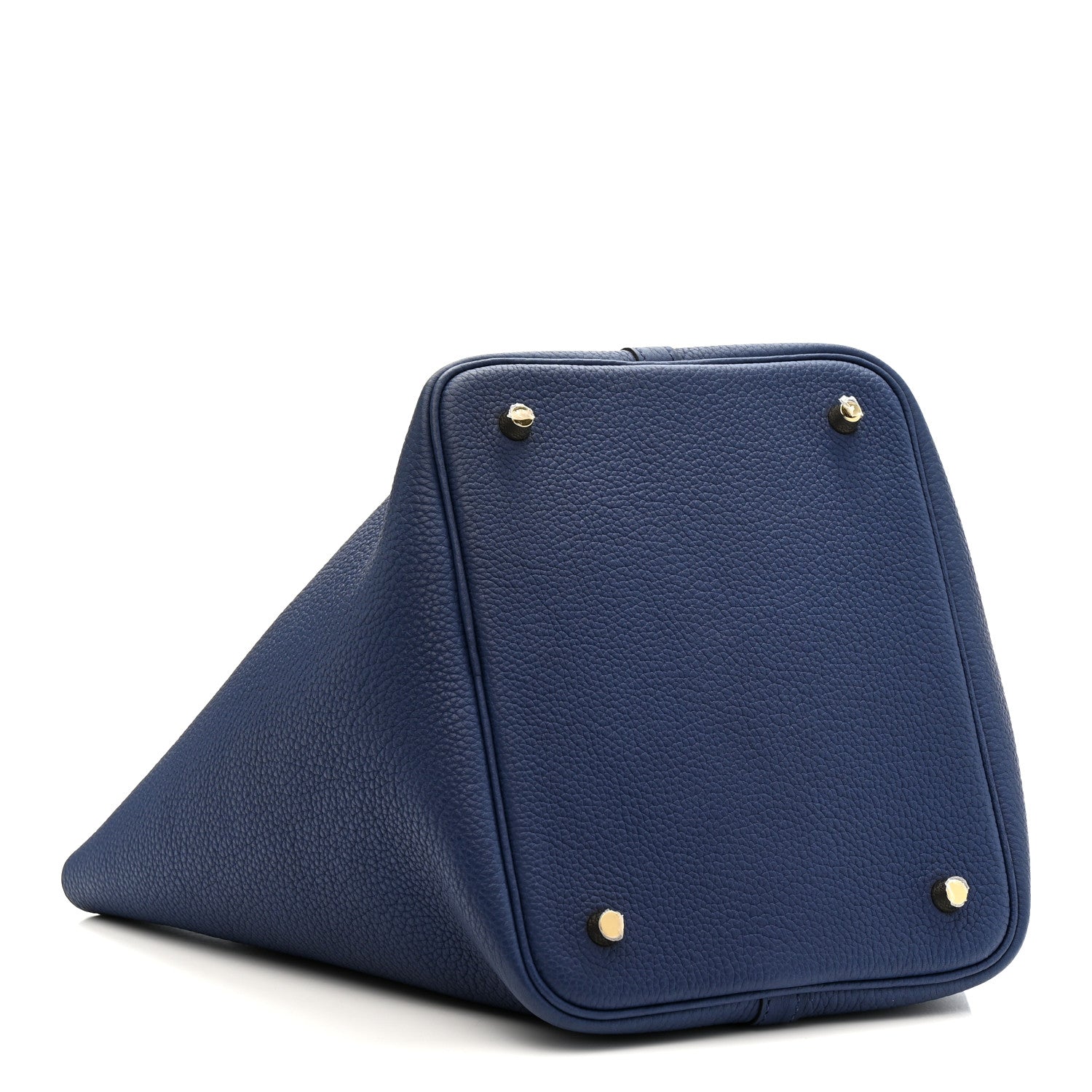 Hermes Taurillon Clemence Picotin Lock 22 MM Bleu Saphir 4 of 11