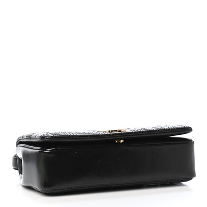 Burberry Patent Quilted Horseferry Print Small Lola Bag Black 3 of 4