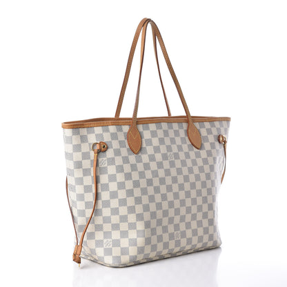 Louis Vuitton Damier Azur Neverfull MM 3 of 9