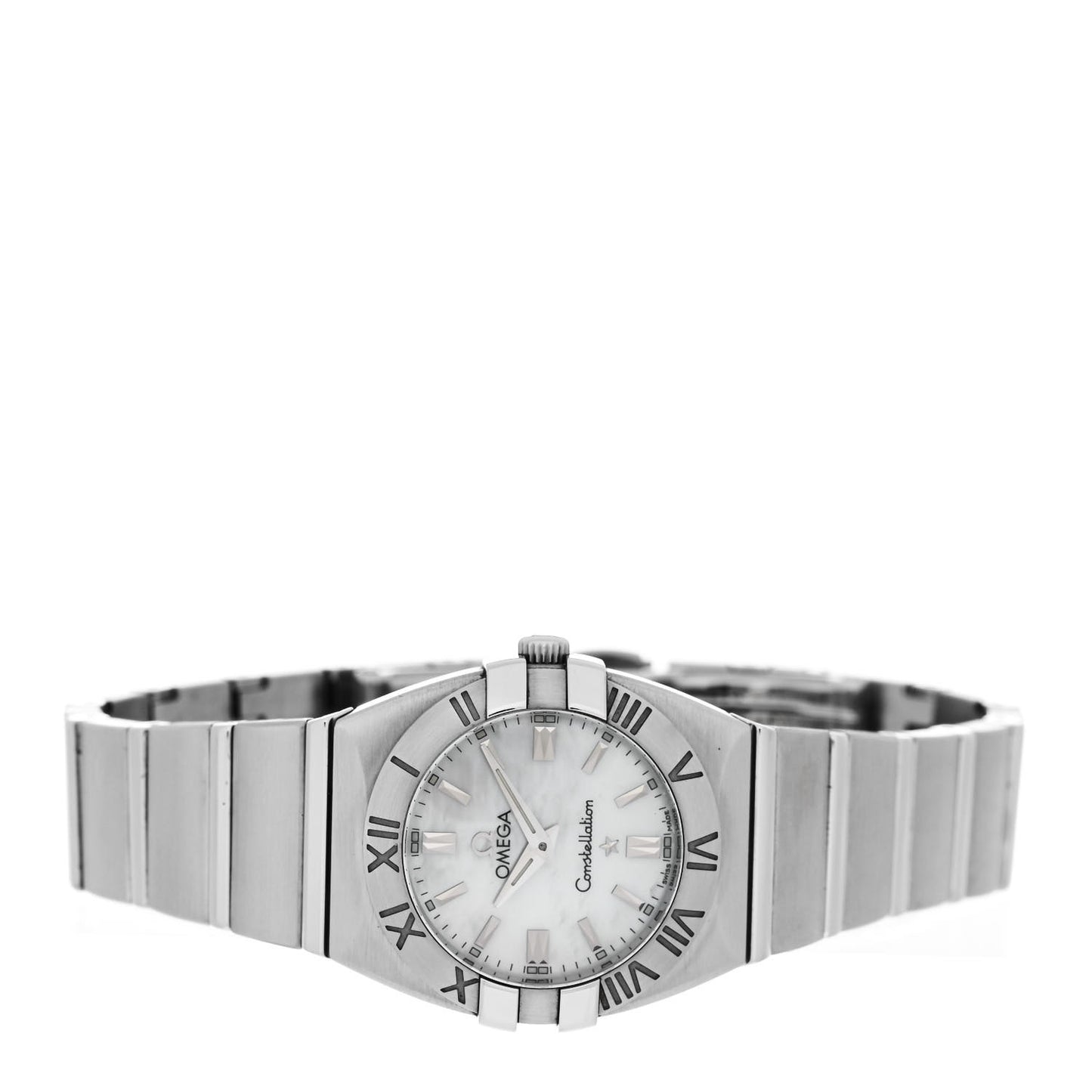 Stainless Steel Mother of Pearl 24mm Constellation Quartz Watch 1581.70.00