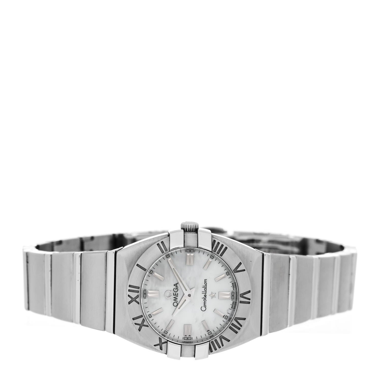 Omega Stainless Steel Mother of Pearl 24mm Constellation Quartz Watch 1581.70.00 2 of 4