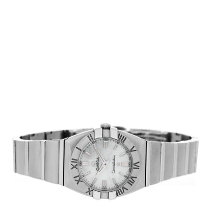 Omega Stainless Steel Mother of Pearl 24mm Constellation Quartz Watch 1581.70.00 2 of 4