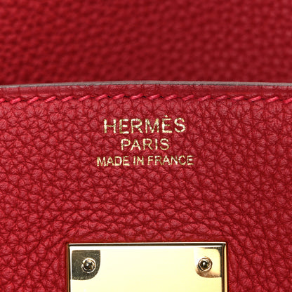 Hermes Togo Birkin 30 Rouge Vif 6 of 10