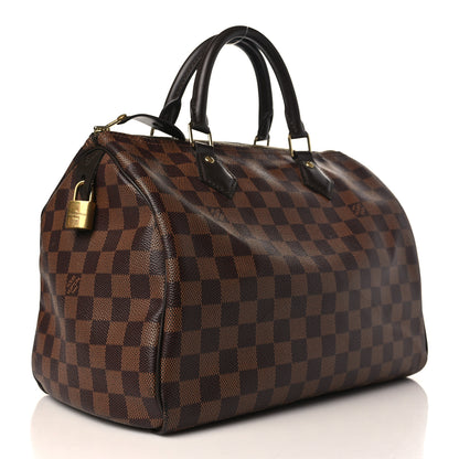 Louis Vuitton Damier Ebene Speedy 30 3 of 9