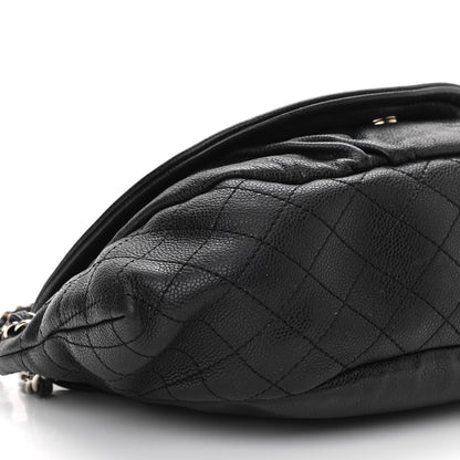 Chanel Caviar Half Moon Large Flap Black 9 of 10