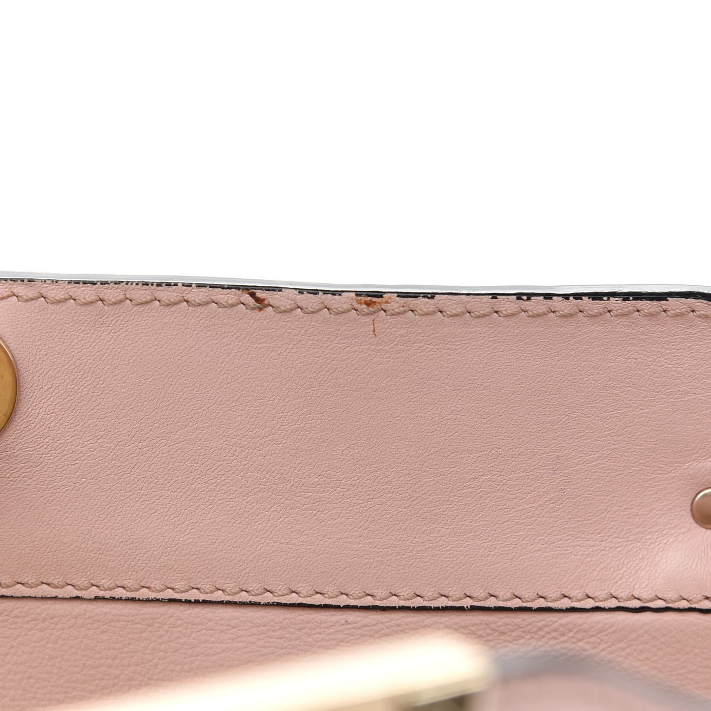 Vitello Small Rockstud Double Handle Tote Water Rose