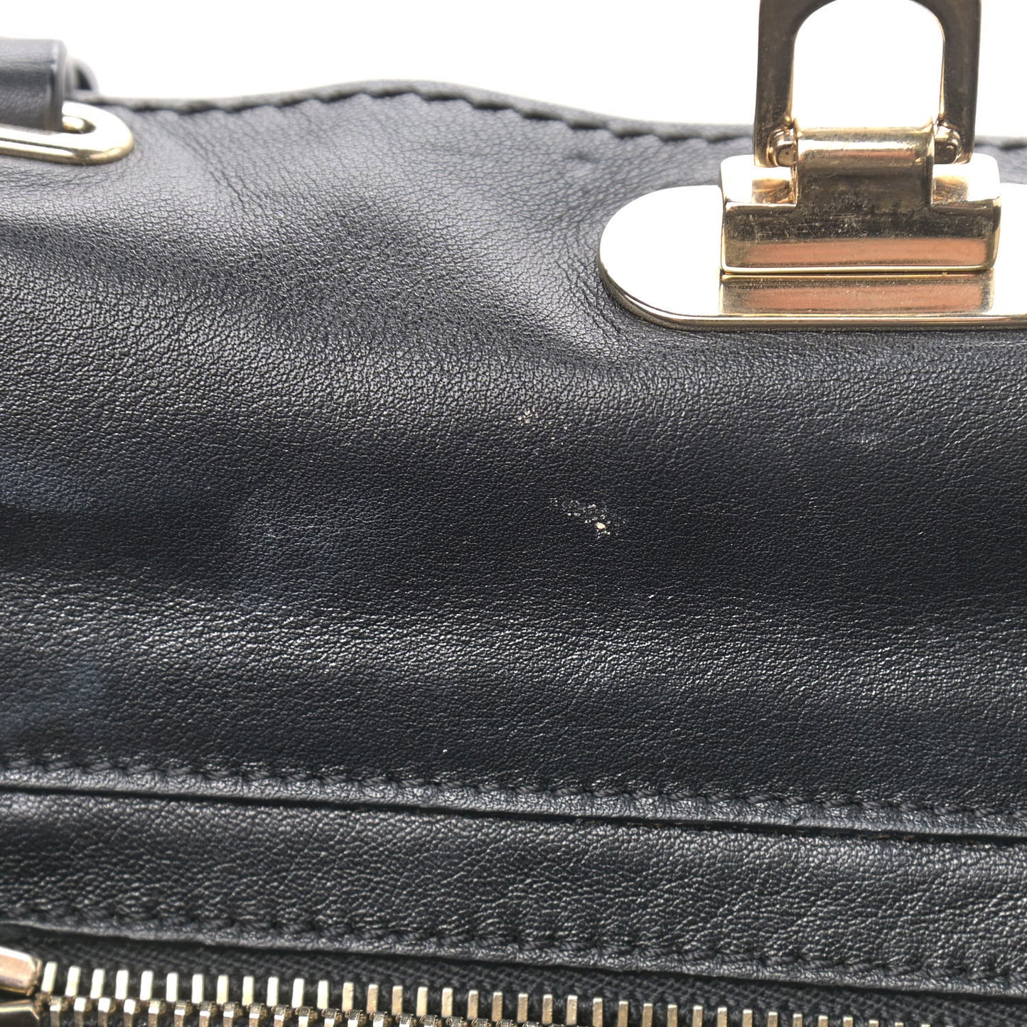 Vitello Small Rockstud Tote Black