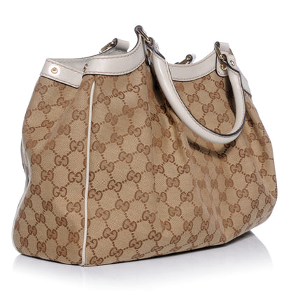 Gucci Monogram Medium Sukey Tote Off White 3 of 8