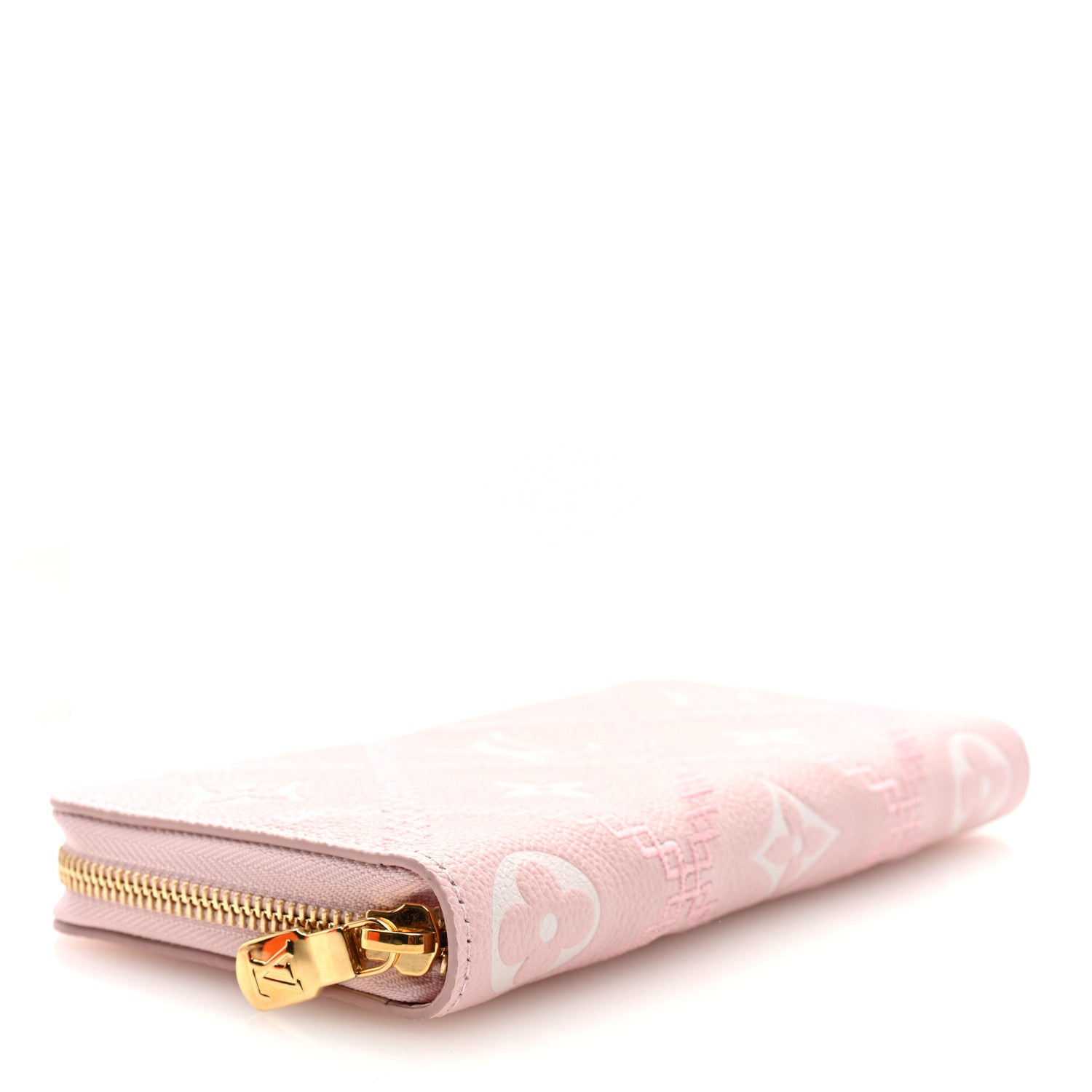 Louis Vuitton Empreinte Monogram Giant Broderies Zippy Wallet Pink Creme 4 of 6