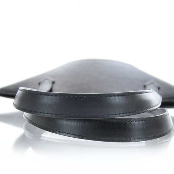 Epi Saint Jacques PM Long Straps Black