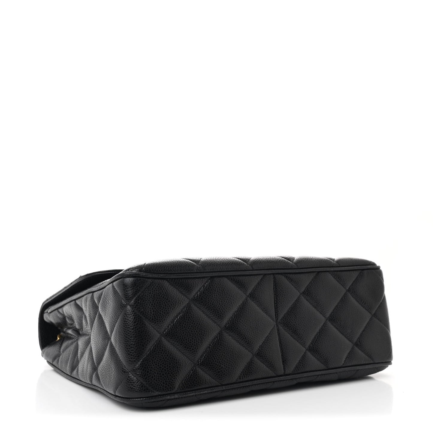 Caviar Quilted XL Single Flap Black