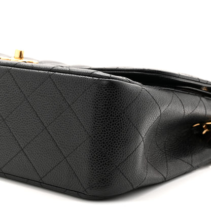 Chanel Caviar Quilted Jumbo Double Flap Black 10 of 10
