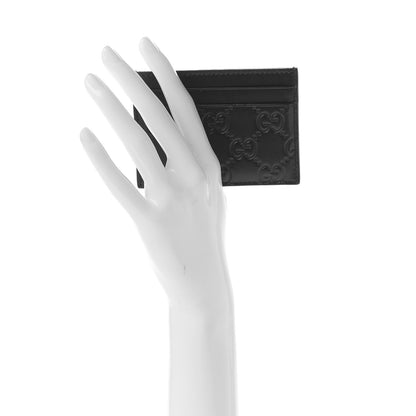 Gucci Guccissima Card Holder Black 2 of 6