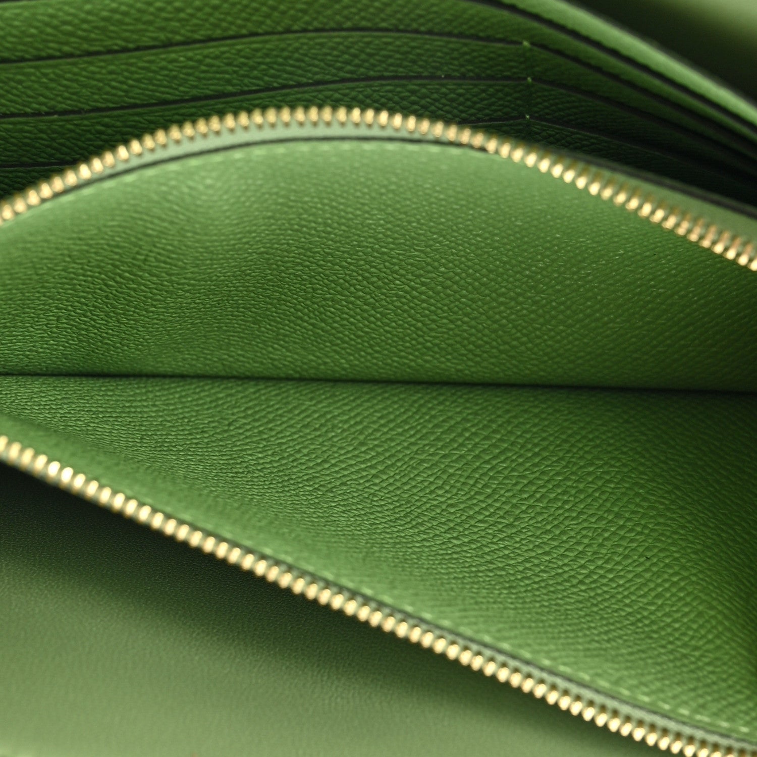 Hermes Epsom Constance Long To Go Wallet Vert Criquet 6 of 9