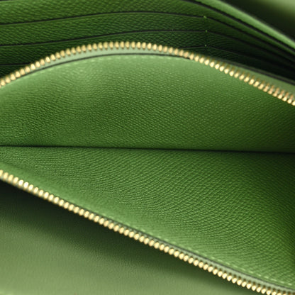 Hermes Epsom Constance Long To Go Wallet Vert Criquet 6 of 9