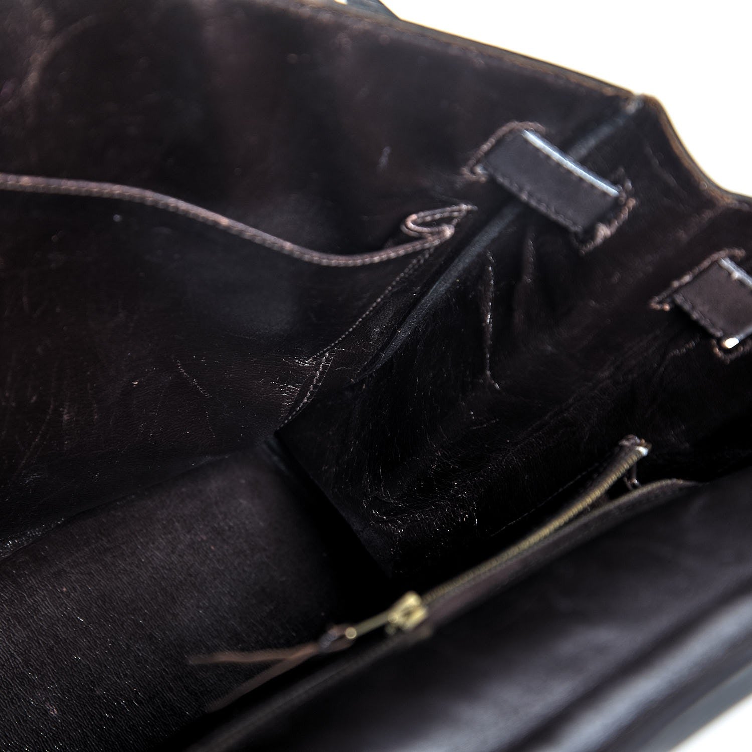 Hermes Box Kelly Retourne 32 Chocolate 41 of 53