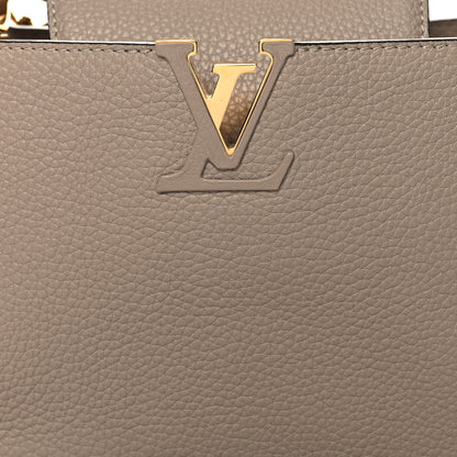 Louis Vuitton Taurillon Capucines BB Galet 7 of 9