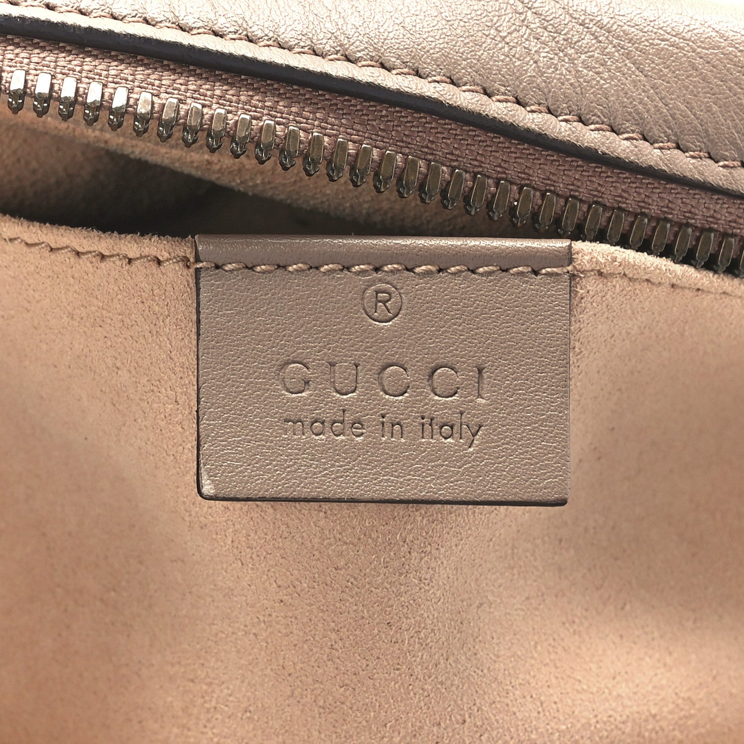 Gucci Calfskin Matelasse Studded Small Pearly GG Marmont Chain Shoulder Bag Porcelain Rose 6 of 12