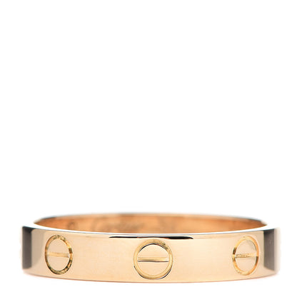 Cartier 18K Yellow Gold 3.5mm LOVE Wedding Band Ring 54 6.75 1 of 4