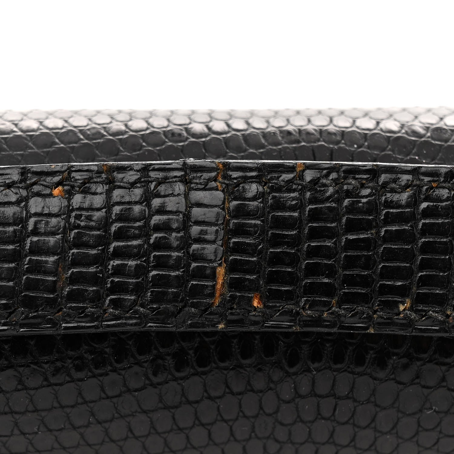 Hermes Lizard Constance 24 Black 10 of 19