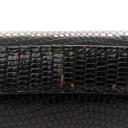 Hermes Lizard Constance 24 Black 10 of 19