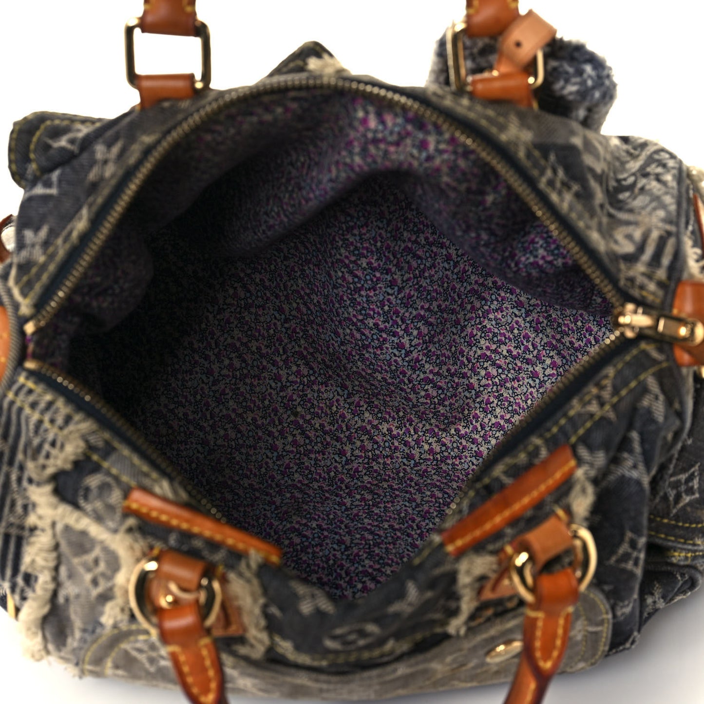 Denim Patchwork Speedy 30 Blue