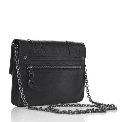 Proenza Schouler Lambskin PS1 Large Chain Wallet Black 3 of 11